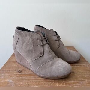TOMS Desert Wedge Bootie